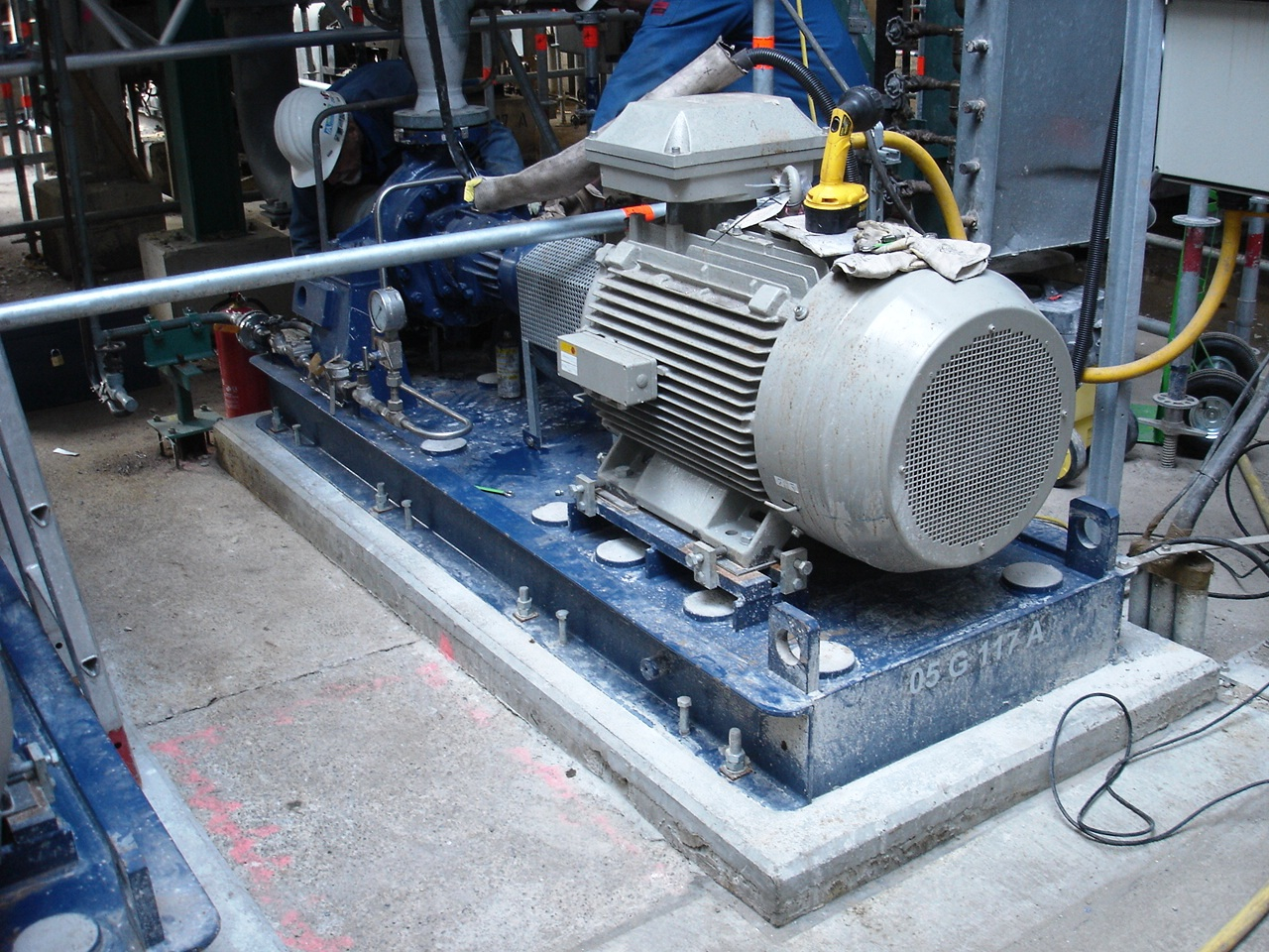 water pump installation