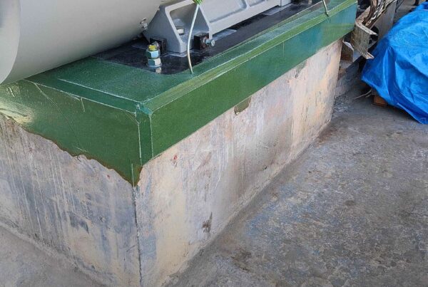 Motor and Gearbox repair using epoxy grout